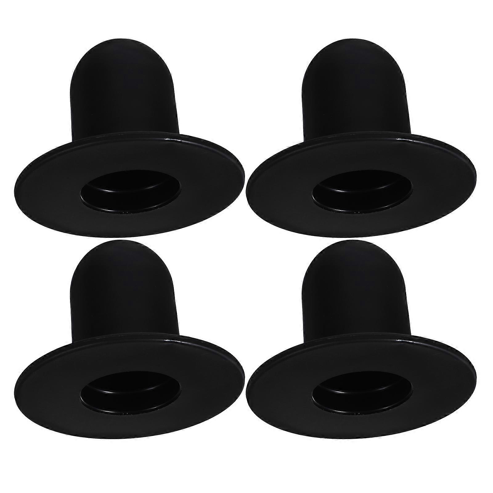 Durable PVC Pool Drain Plug for Convenient Maintenance and Longevity Black Fits Various Pools 4 pcs
