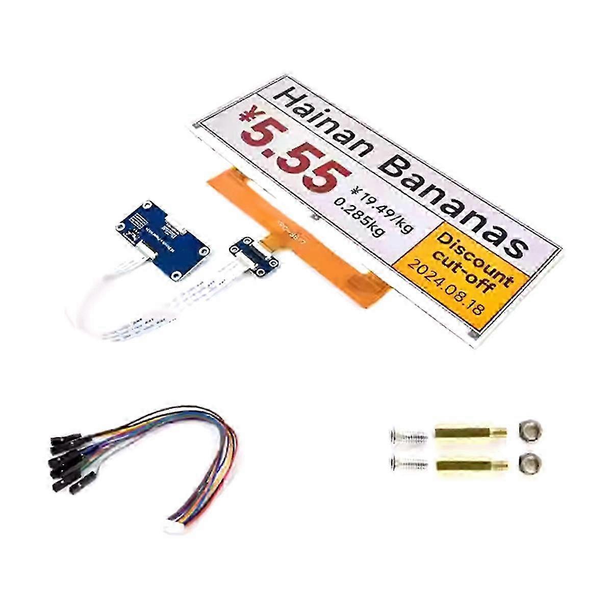 For 10.85inch E-paper Display Hat Spi Interface High-resolution 1360x480 &low Power Consumption