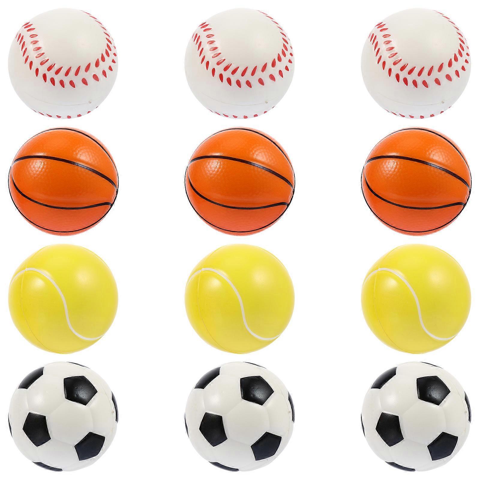 12pcs Durable PU Dog Balls for Interactive Play & Chewing – Bite Resistant Training Balls for Dogs & Puppies