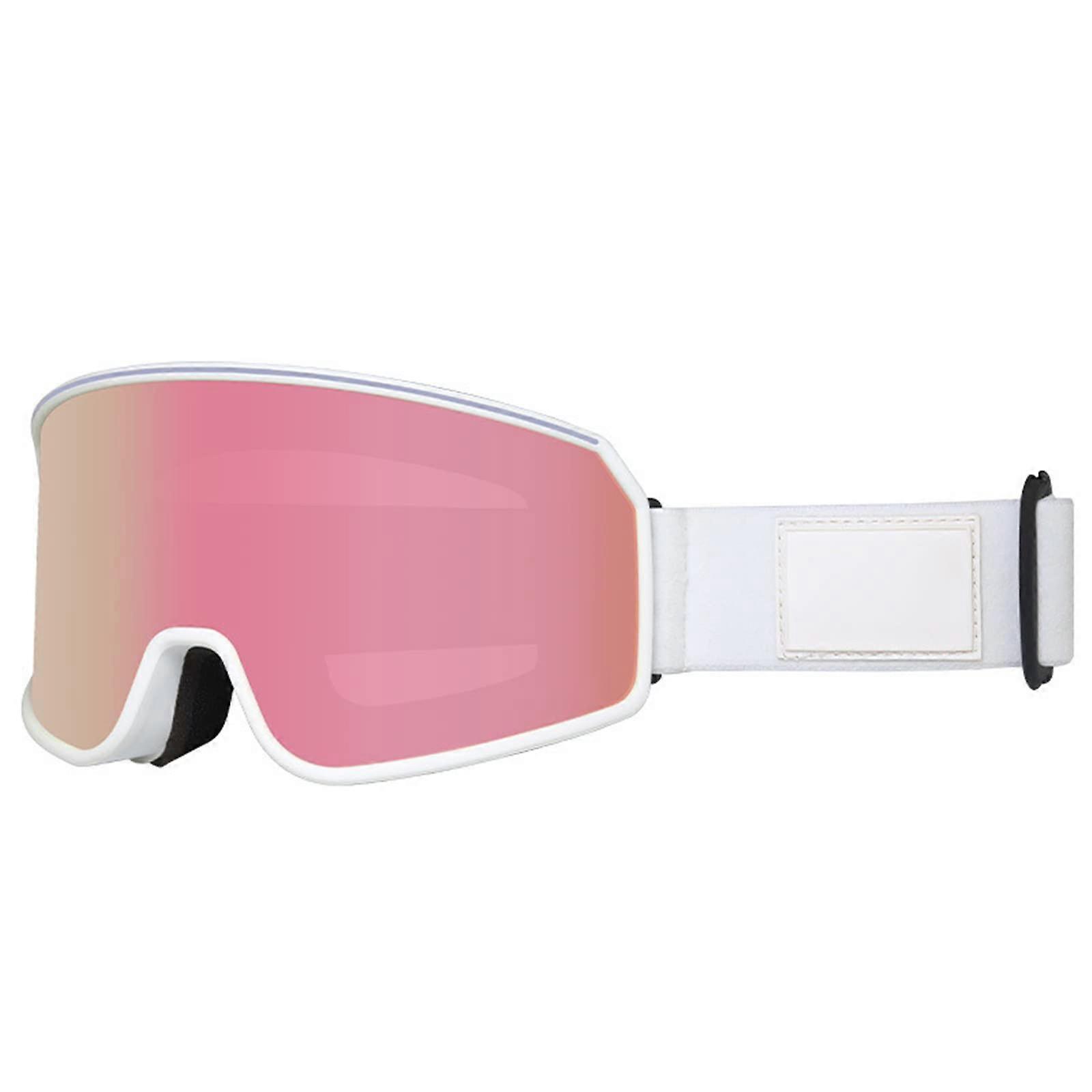 Snowboard Goggles UV Protection, Double-Layer Anti-Fog, Large Frame, Unisex Ski Goggles