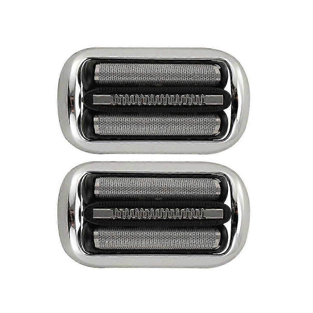 High-Quality 73S Shaver Head | Fits Braun Series 7 | Easy Install | 2 Pack | Silver