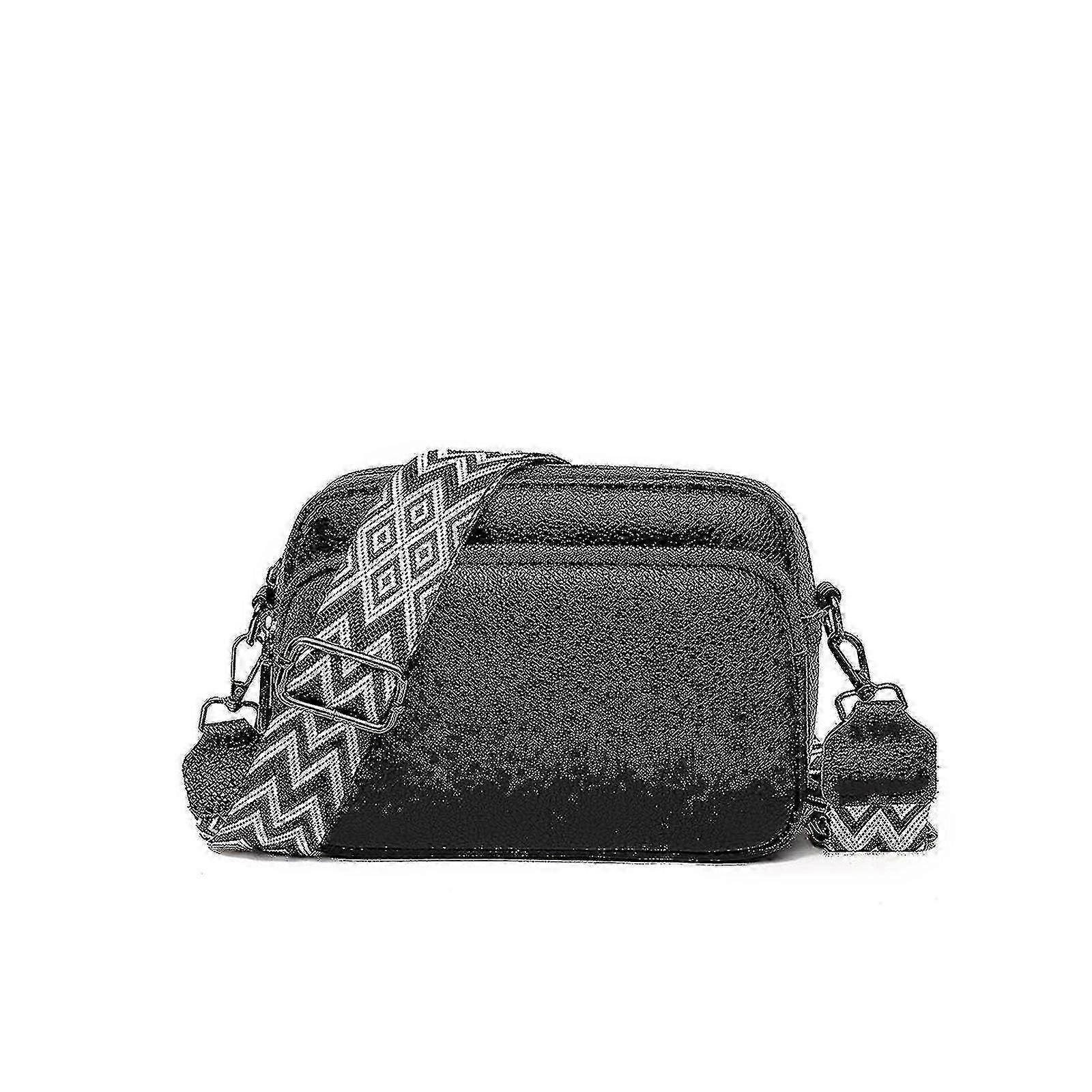 "Borsa a tracolla da donna Borsa a tracolla piccola in pelle con tracolla larga con zip e tracolla removibile"
