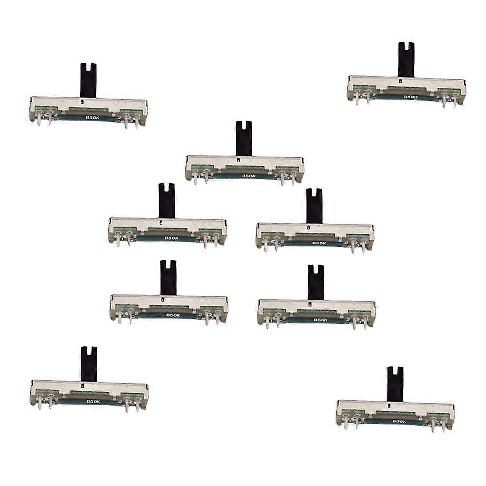 10 pcs bk module de potentiomètre à glissière réglable pour le contrôle de la table de mixage audio mono ingénierie de précision pour