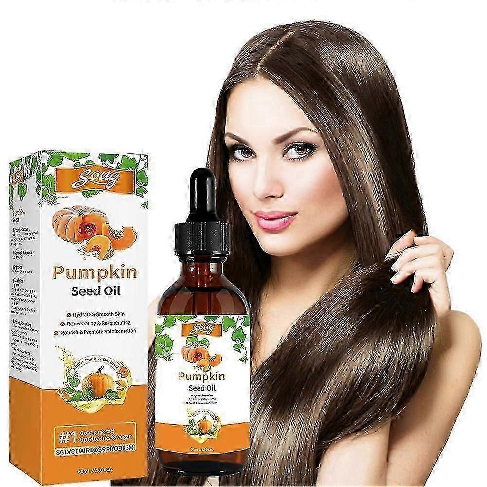 Olio di semi di zucca, semi di zucca biologici per capelli più saniCura dei capelli 60ml