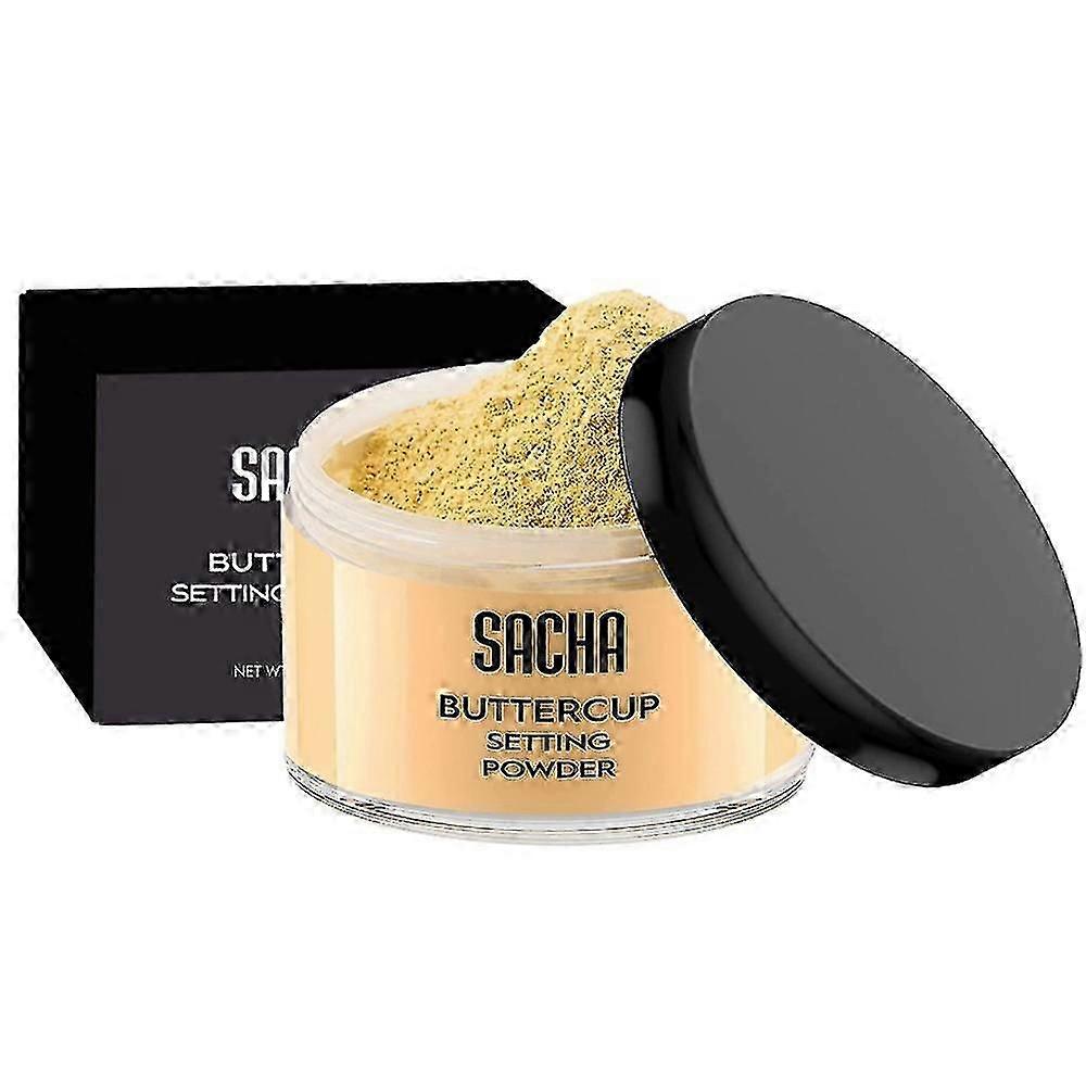 Sacha Buttercup Setting Powder - Finely Milled And Flash-friendly