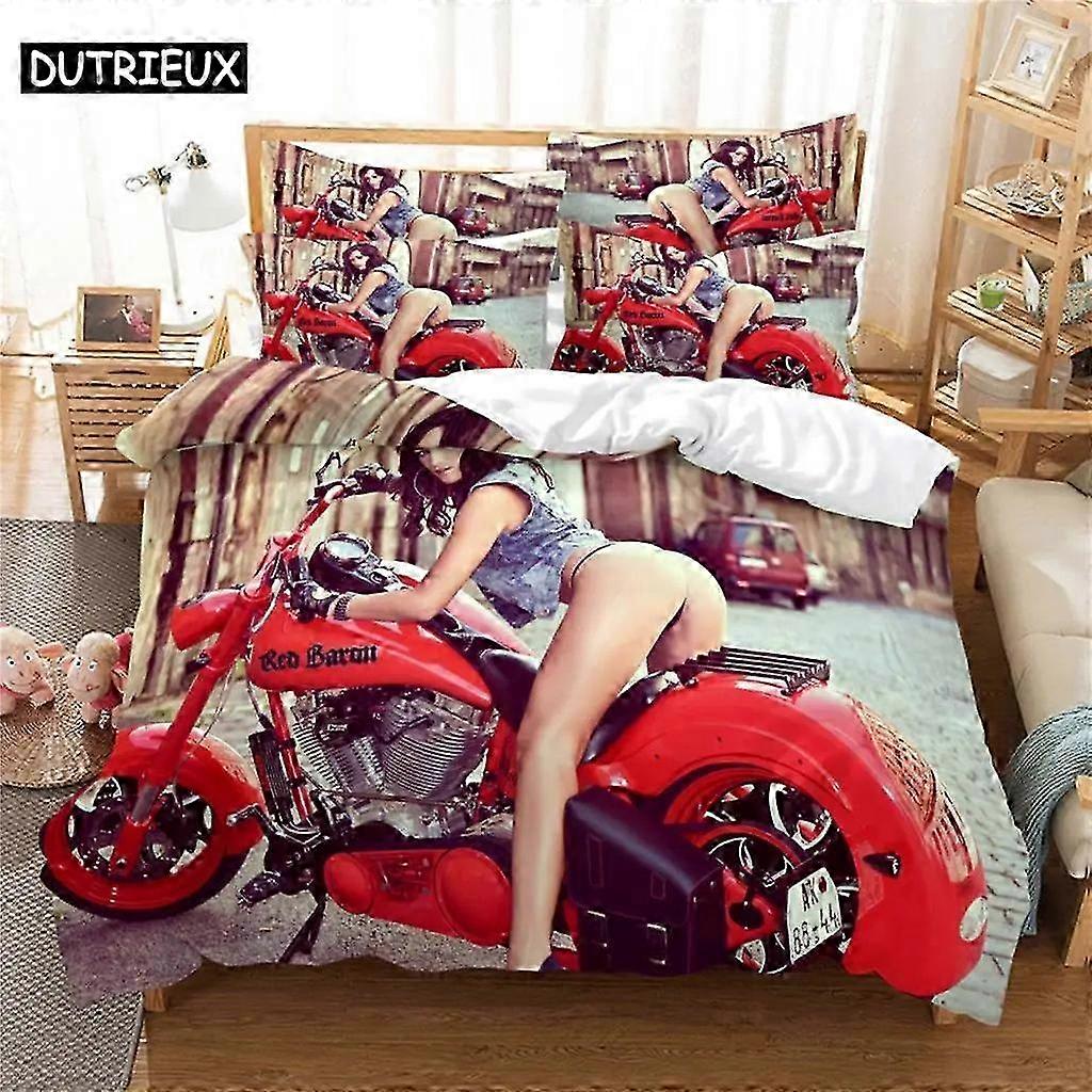 Conjunto de cama de 3 peças com capa de edredão e fronhas para meninas em algodão macio, ideal para decoração de quarto e experiência de sono confortável