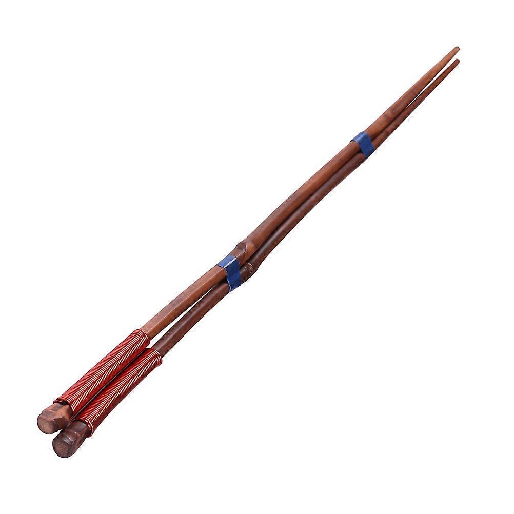 Creative Chopsticks Bamboo Copper Wire Pointed Head Kitchen Utensils For Home Restaurant Use 1Pair
