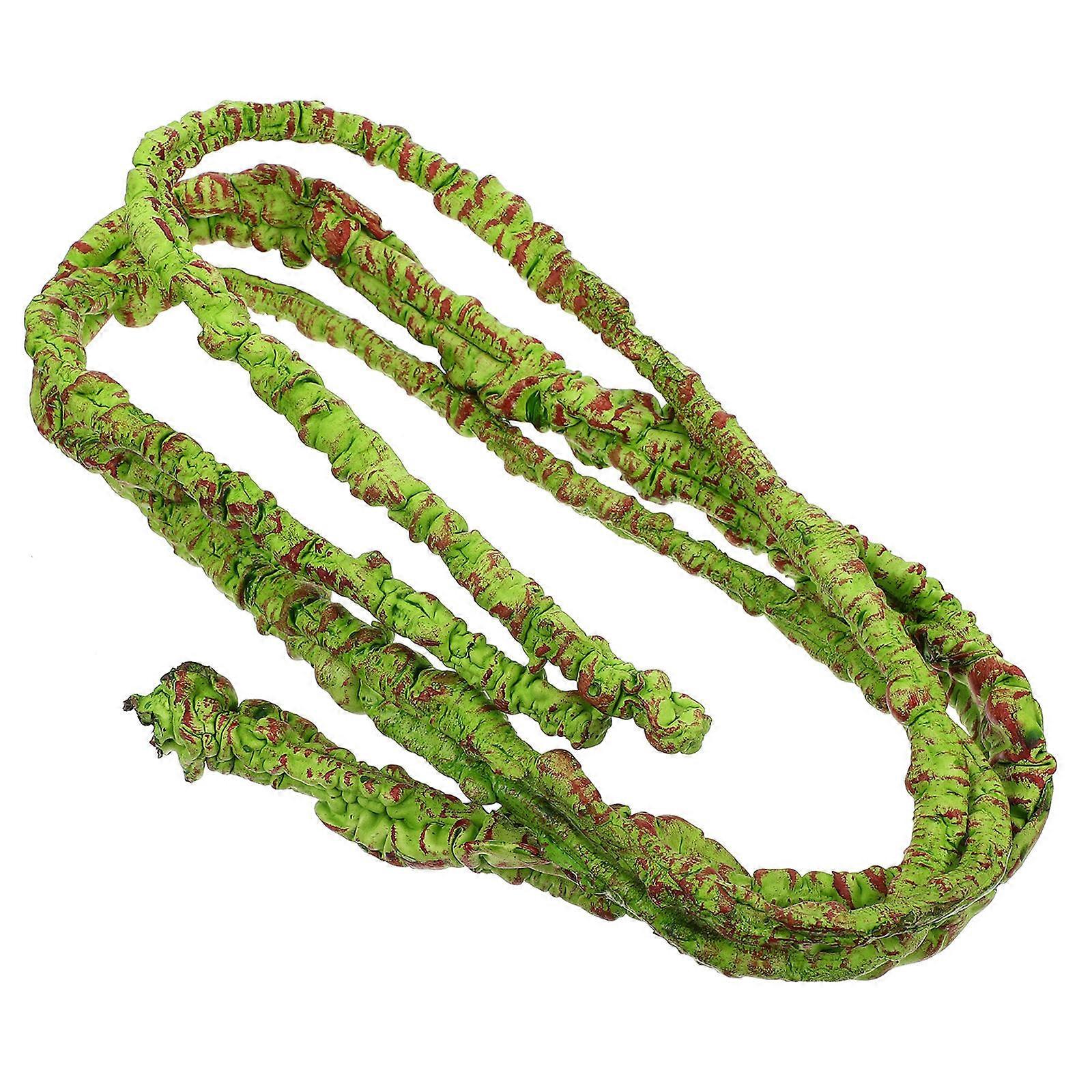 Reptile Enclosure Background Reptile Terrarium Rattan Climbing Support Shelter Diameter 2CM x Length 155CM 1Set