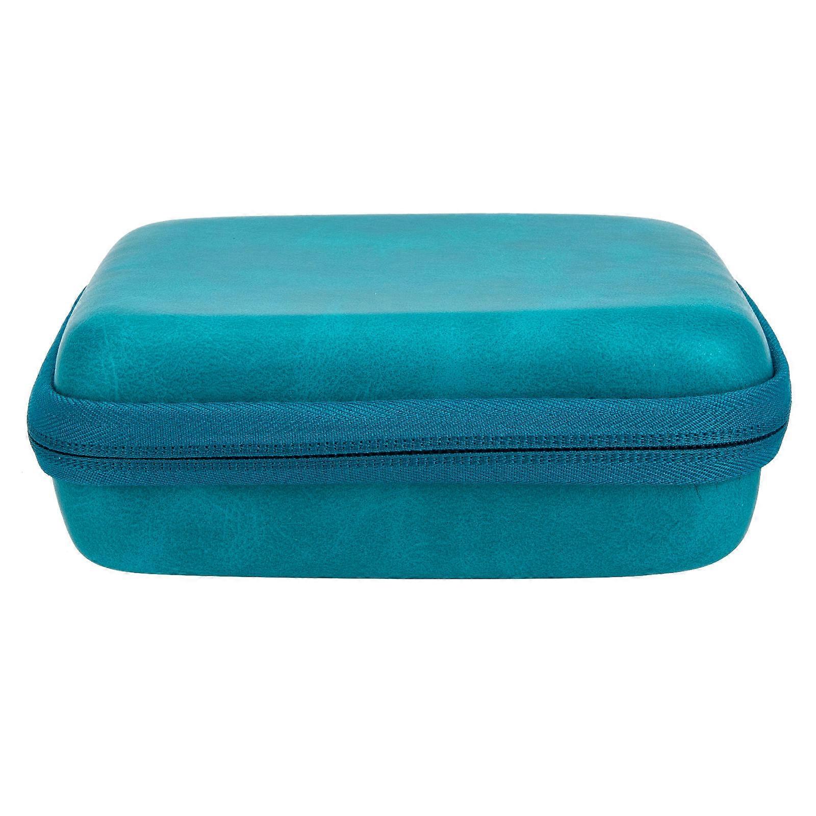 Guitar Pick Storage Bag Portable Plectrum Organizer Durable Lake Green Pouch for Guitar Accessories Protection Against Scratches and Vibration