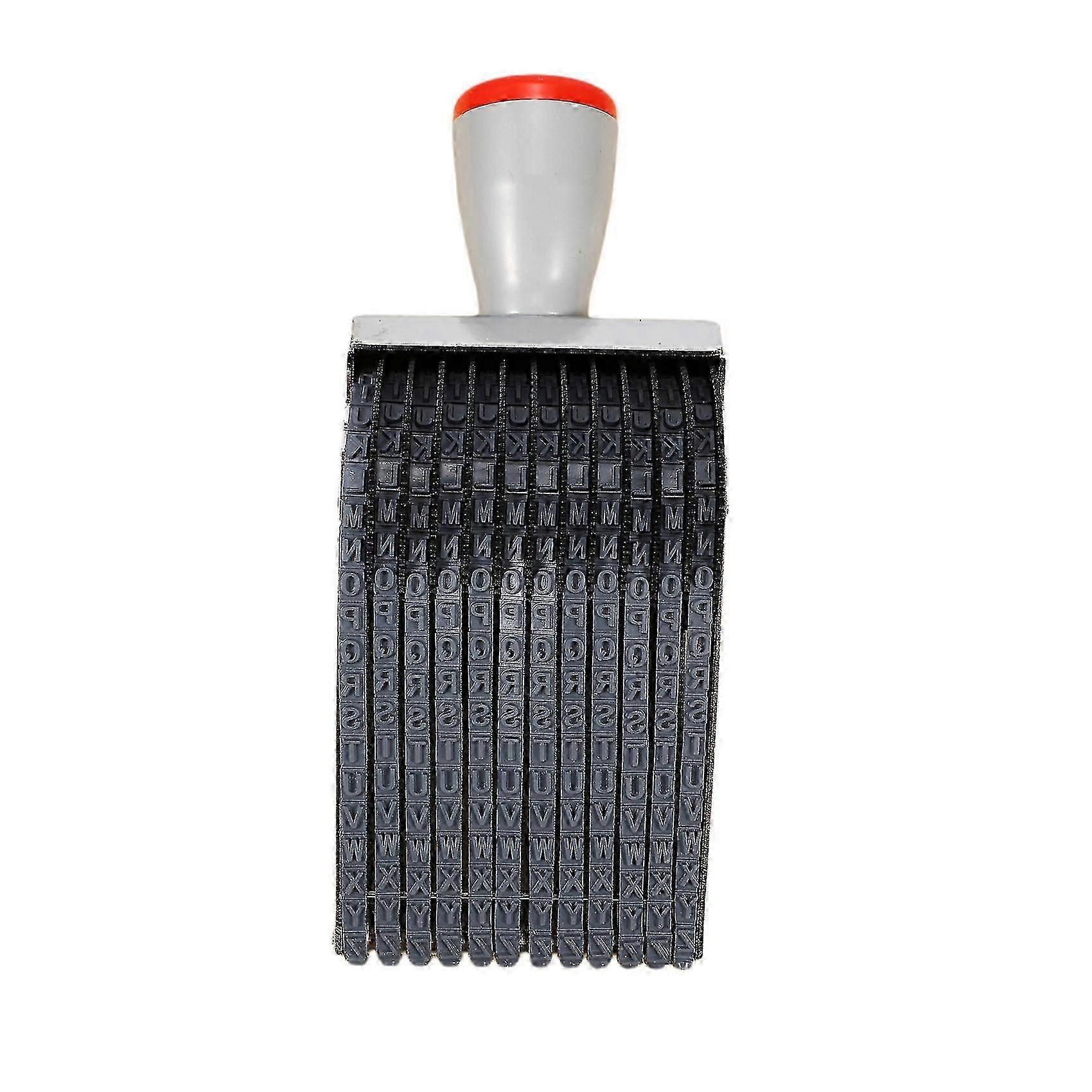 Tampon en caoutchouc multifonction à 12 chiffres, lettres anglaises, chiffres, gaufrage, scrapbooking, papeterie