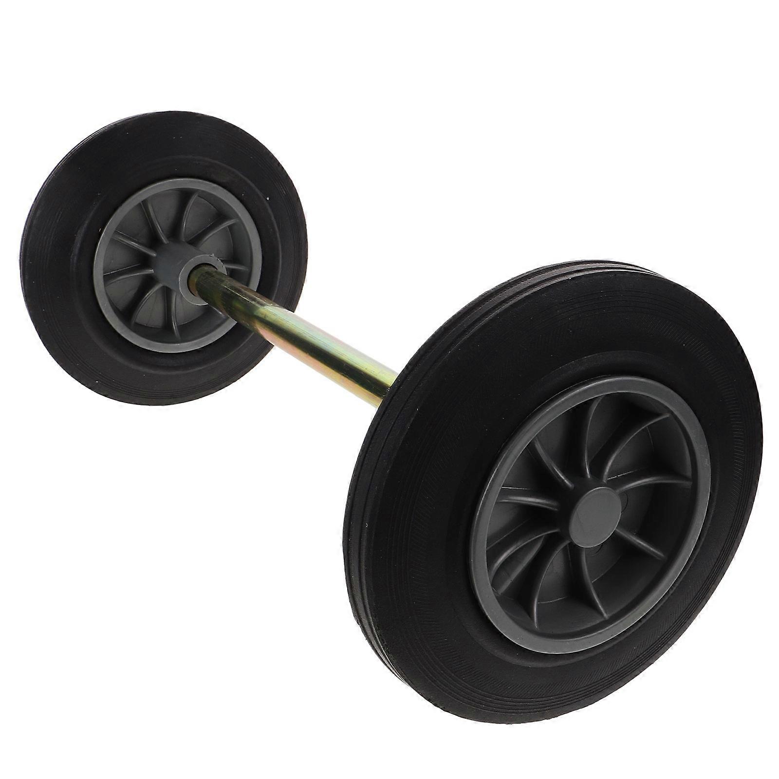 Trash Can Wheel Replacement Heavy Duty Use 50.00X20.00X20.00CM Round Thickened Design 1Set