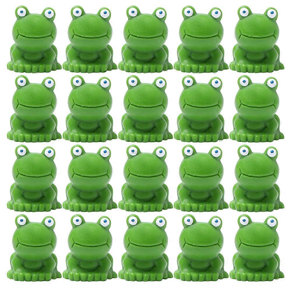 Garden Frog Decoration Mini Simulation Frogs For Indoor Use .70X1.60X1.60CM Realistic Style 30Pcs