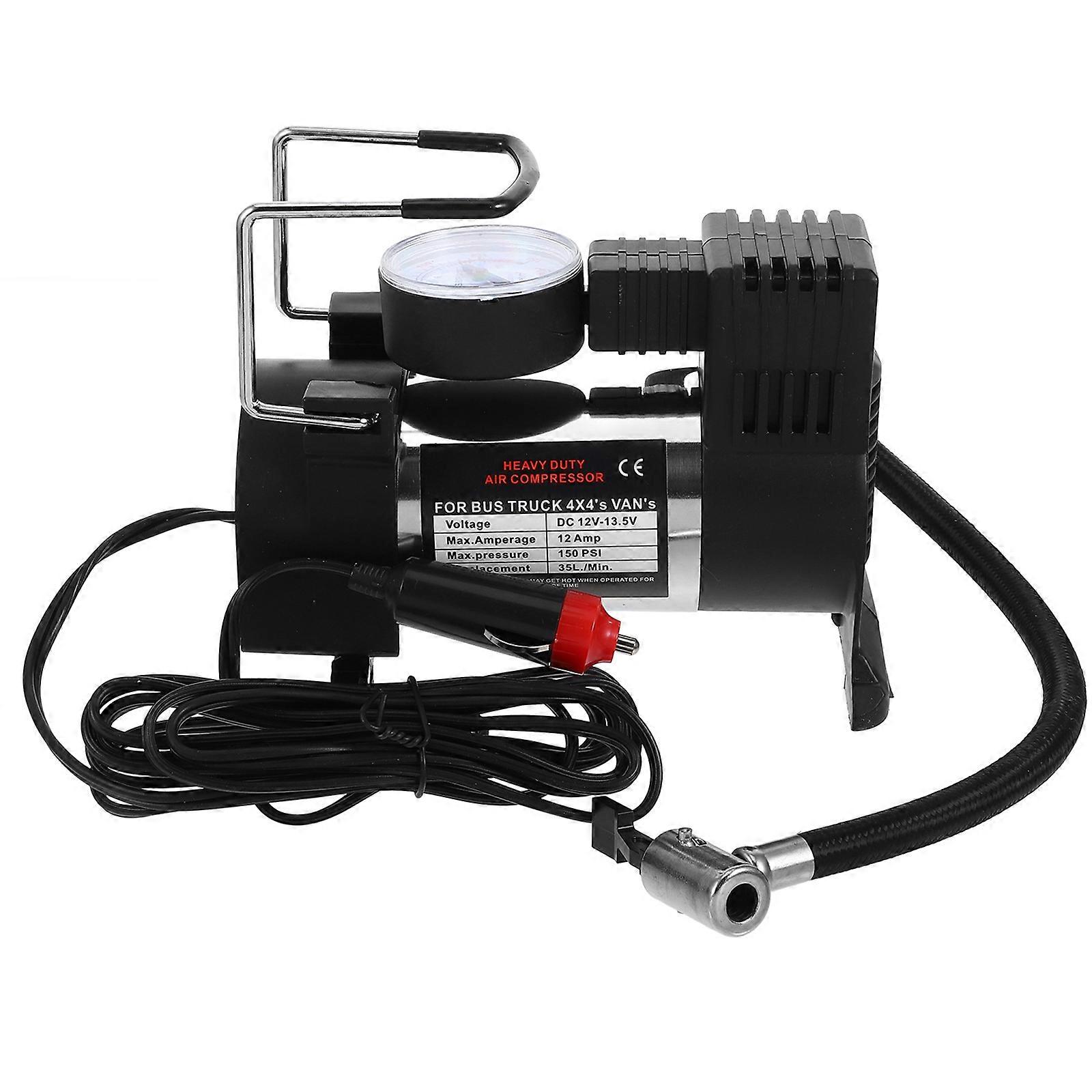 High Compressor Inflator For Car Tyres Drivers Metal 16*14cm 1Set