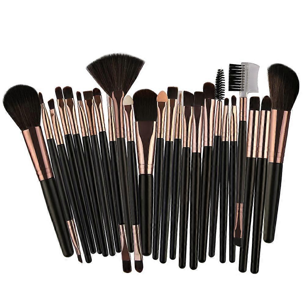 Makeup Brishes Nylon Girls Beginner Use Uniform Makeup Look 25Pcs Assorted Color