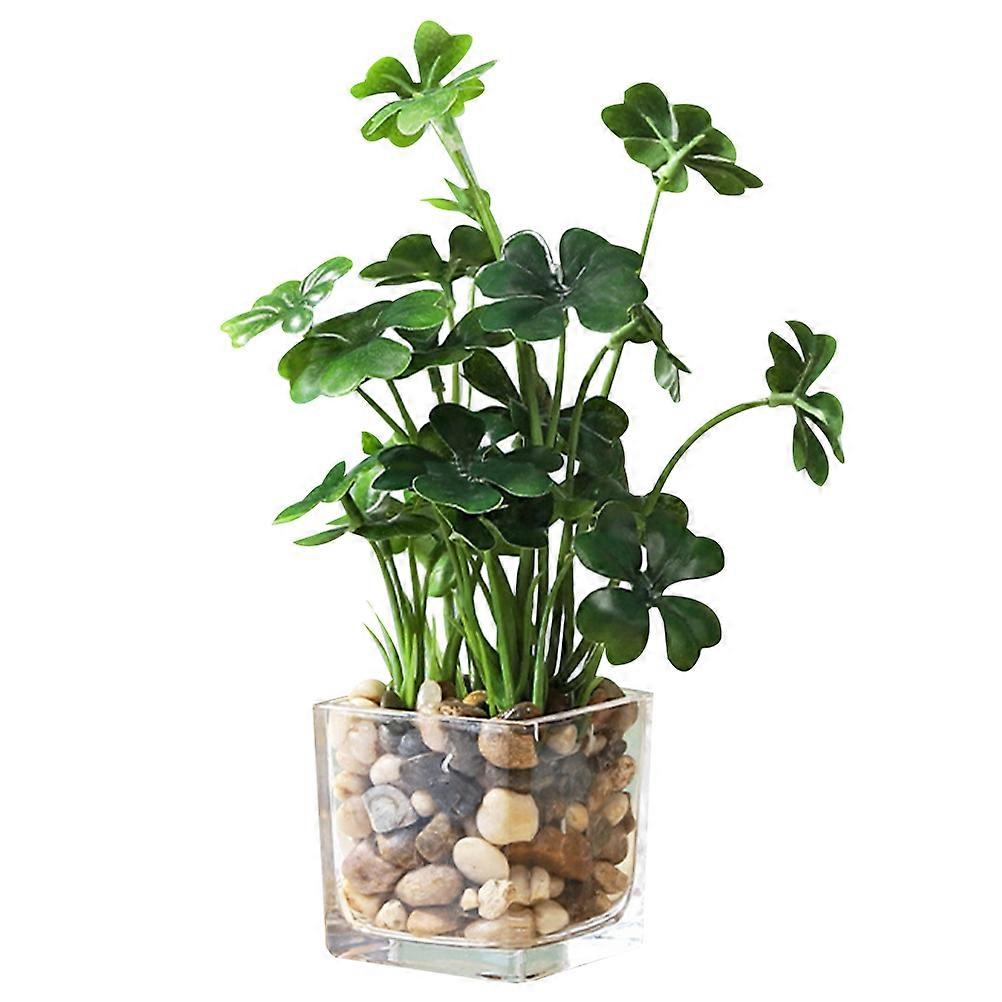 Simulation Plastic Green Plants for Home Office Decor Bonsai Style 25X7CM 1Pc
