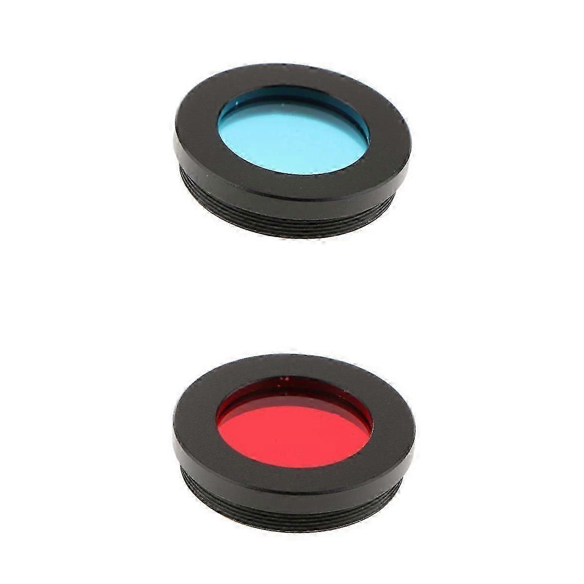 2pcs 1.25" Color Filter Kit Set For Astronomy Telescope Eyepieces Lens Lunar