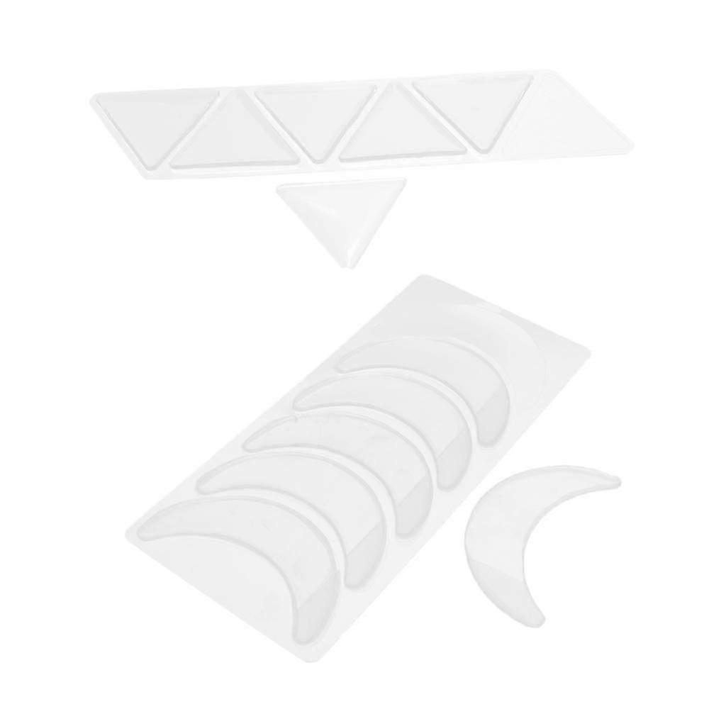 12 Pieces Silicone Forehead Anti-Wrinkle Smooth Skin Patch Pad Set for Lady