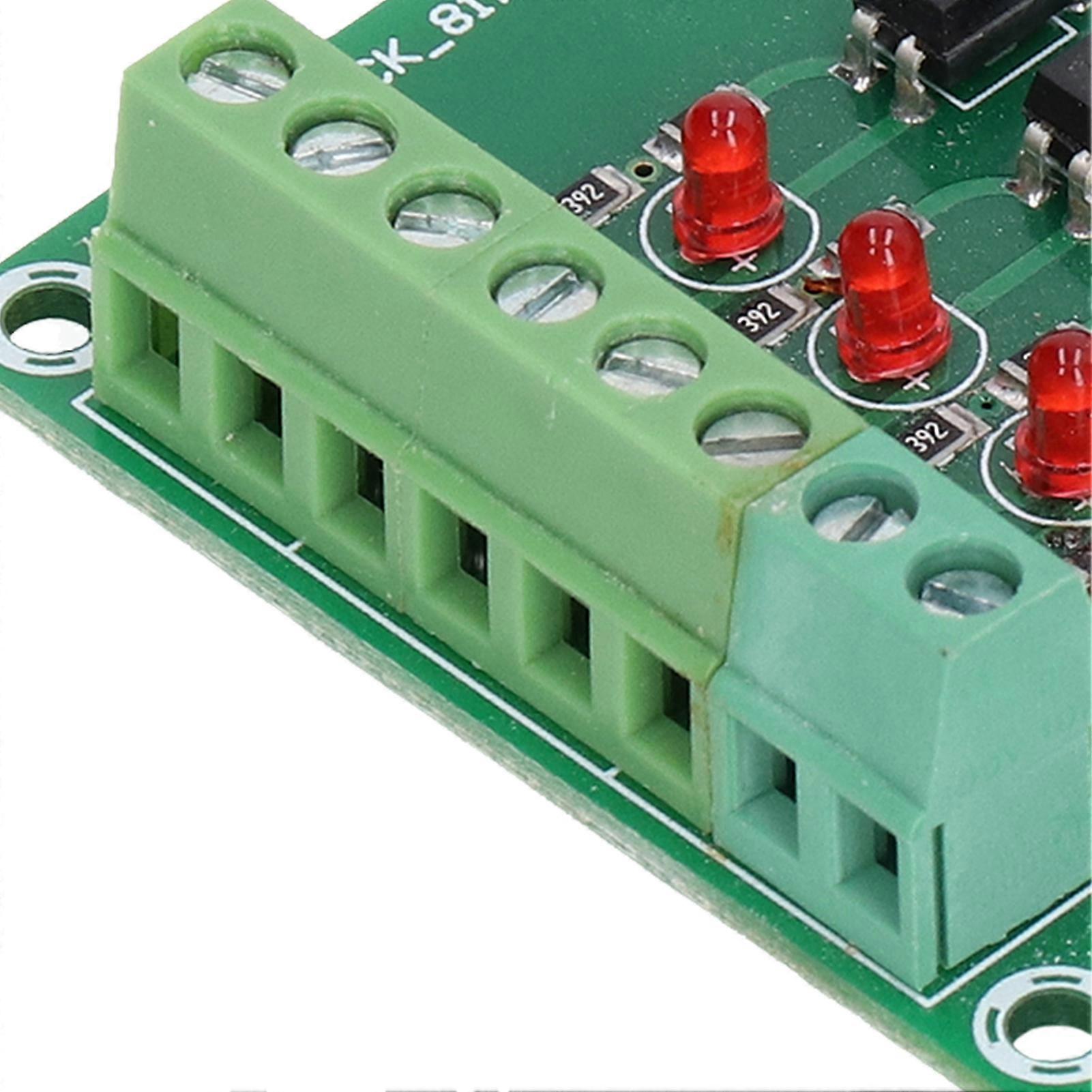 24V to 5V Optocoupler Isolation Board 4 Channel PLC Level Voltage Converter Module