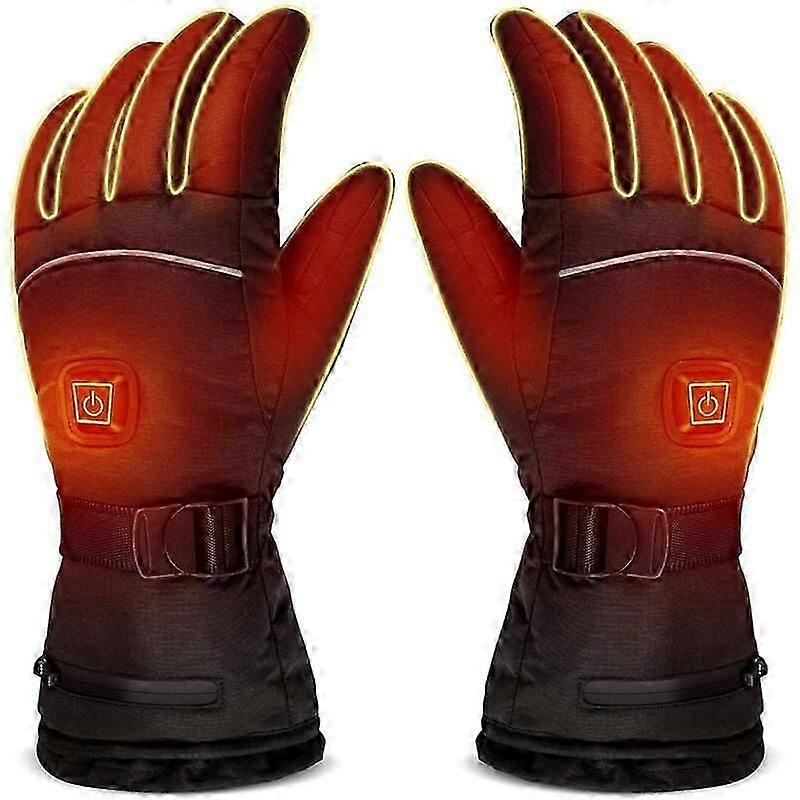 Rechargeable heating gloves with 3 heating Settings, 3200 mAh battery powered