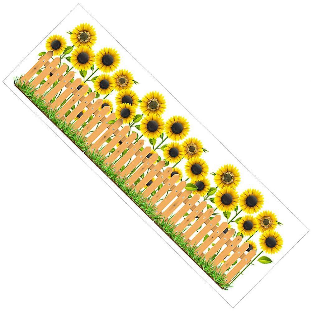 Spring Plants and Flowers Stickers Multi 60.00X40.00X0.01CM Removable 1Set