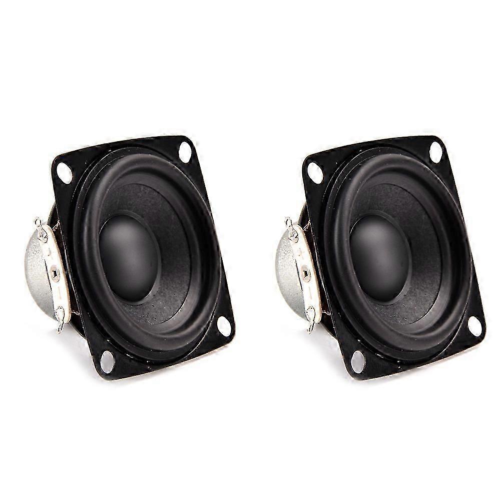 2Pcs 52mm Full Range Speakers 4 Ohm 10W Flat Arc Double Magnetic Bluetooth Speaker