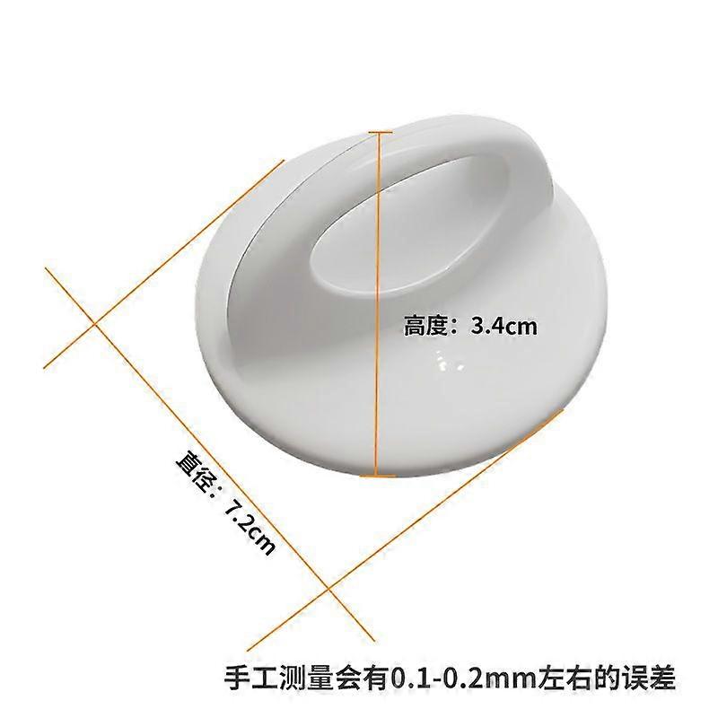 4pcs Rice Cooker Knob: Universal Replacement Pot Lid Handle with Heat-Resistant Round Grips - Easy Installation for Kitchen Cookware Use