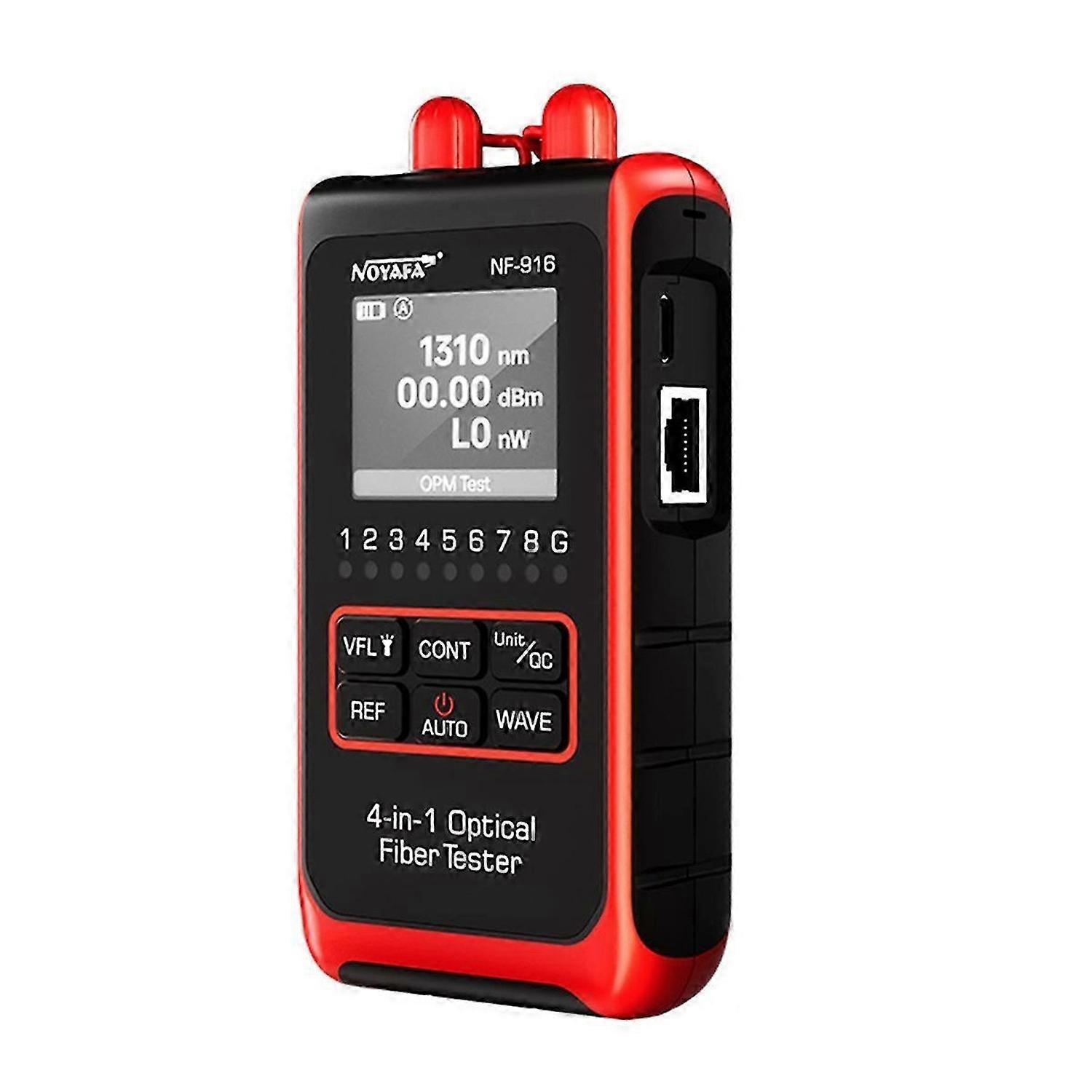 Noyafa Fiber Optical Power Meter Visual Fault Locator NF-916 VFL REF FC SC ST Rj45 Fiber Optic Cable
