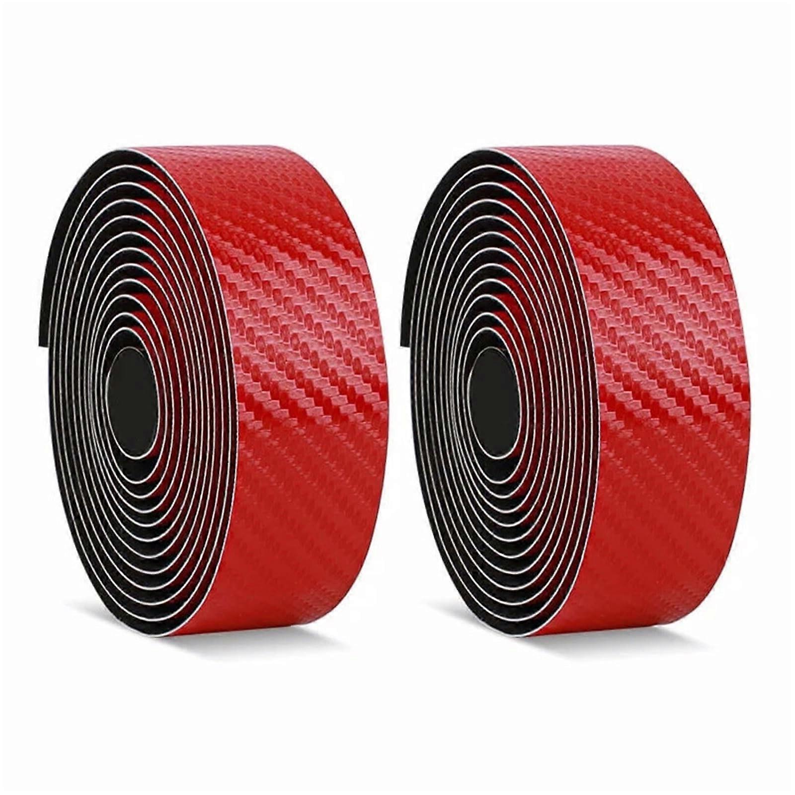 Comfortable Bicycle Handlebar Tape Set, 2 Pieces Shock-Absorbing Cycling Wraps for Road Bikes, Durable and Non-Slip Design