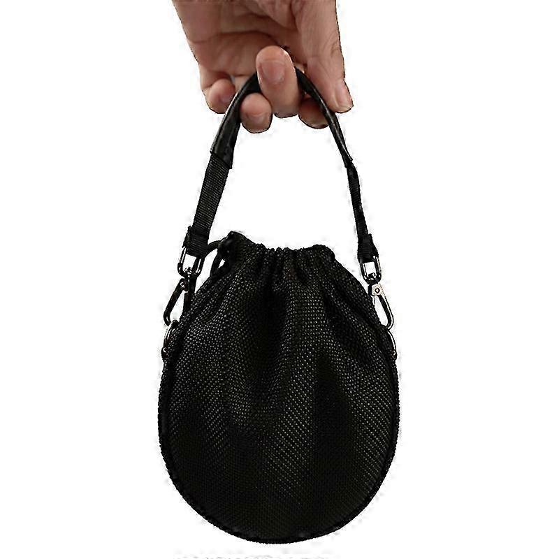 Speaker Storage Pouch Nylon Mesh Bag Case with Handle Strap for Compatible Brand Beosound A1/Gen2