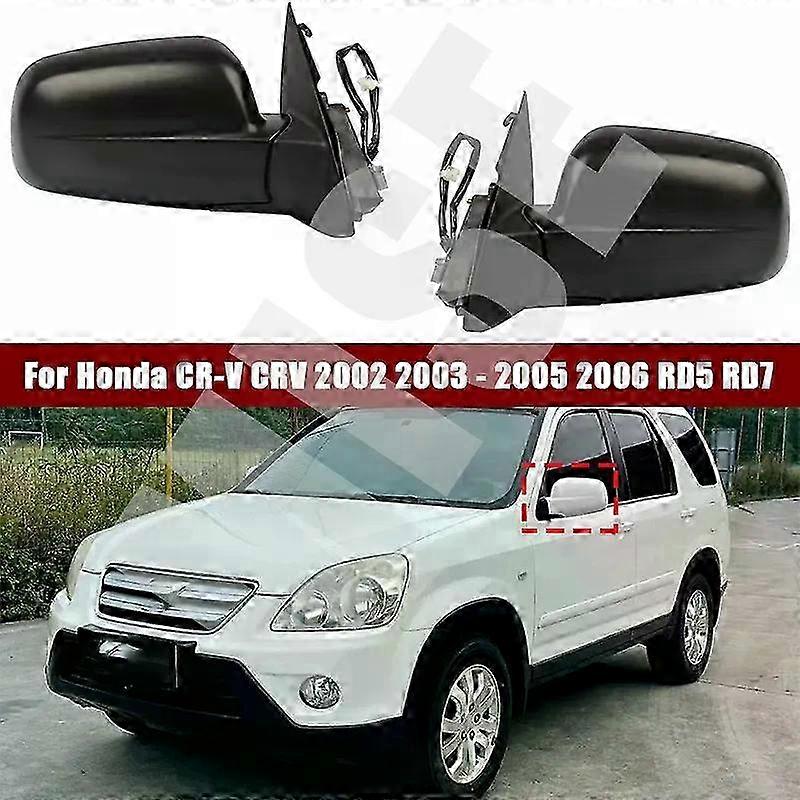 Rearview Mirror Assembly for Certain Brand CR-V 2002-2006 Heated Outer Exterior Side 3 Wire 5 Wire
