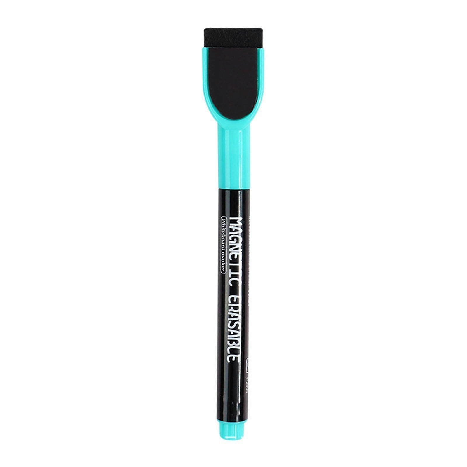 Magnetic Dry Erase Markers with, Erases Clean Whiteboard Marks with Eraser, Magnetic Dry Erase Marker Fine Tip