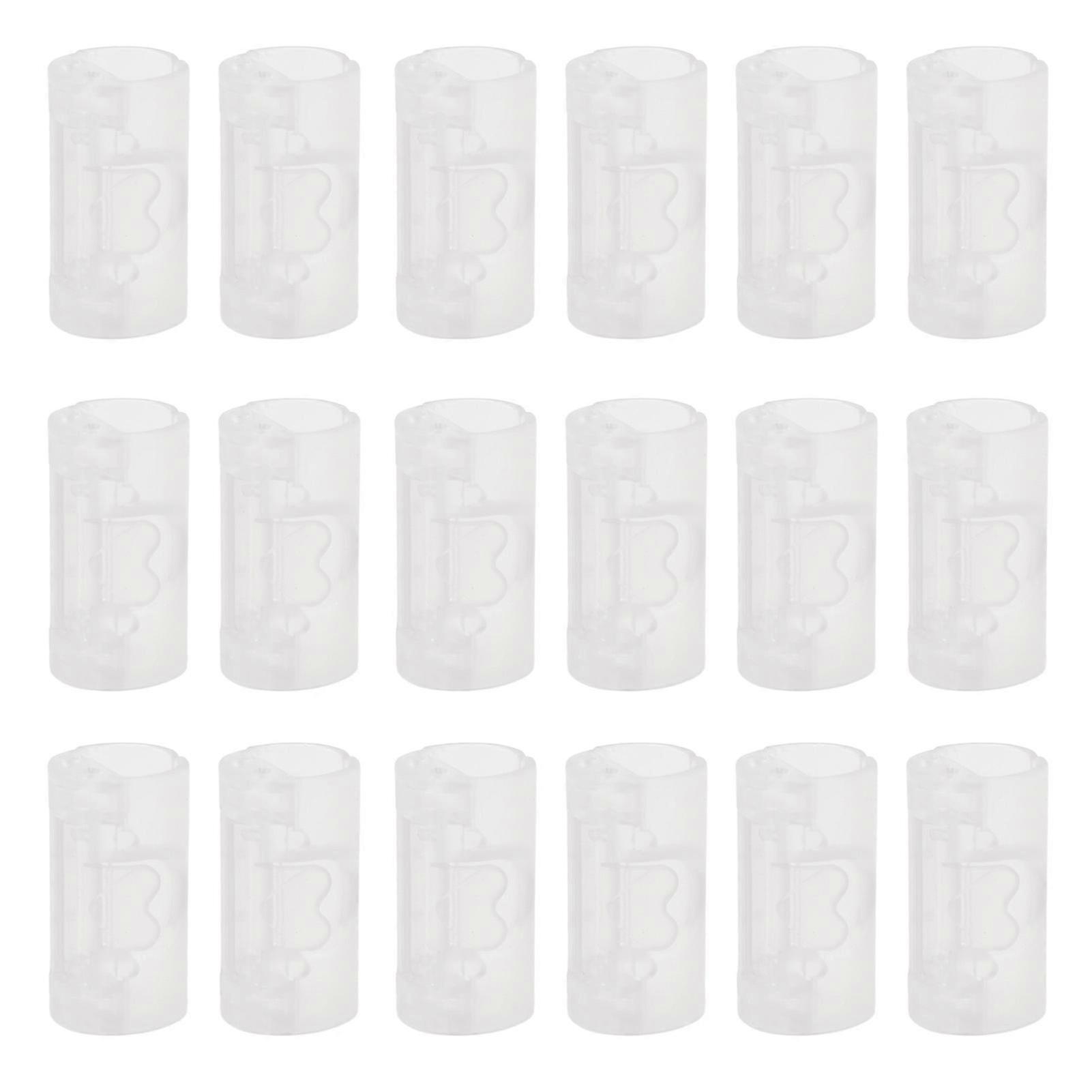 18pcs Adjustable Bed Sheet Clips to Prevent Slipping with Two Levels for a Snug Fit, Transparent