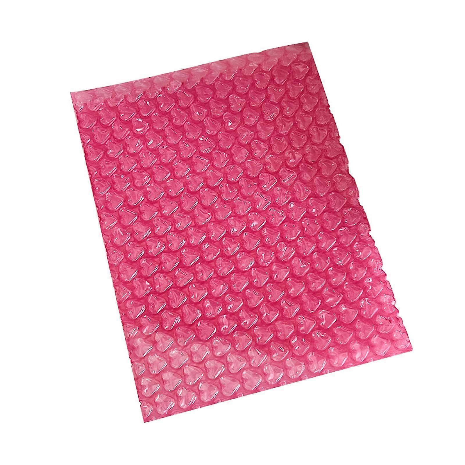 Bubble Envelopes Pack Of 10 - Small, Love Heart Design, Thickened Plastic, Shockproof And Waterproof, CD Size