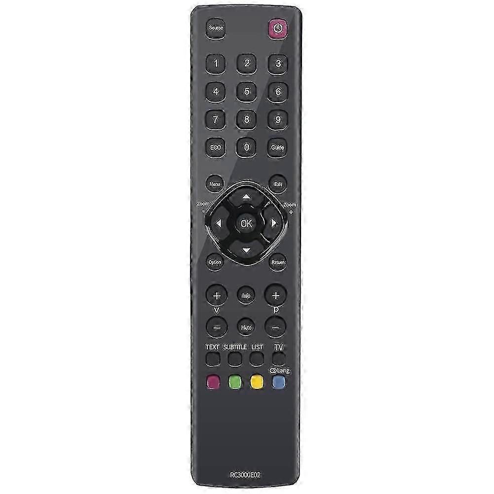 RC3000E02 Cserélje ki a TV távirányítóját L19E4103 L40E3000F L40E5200F L46E5300F L48F3300F L24D3260F L24D3270 L32D3260