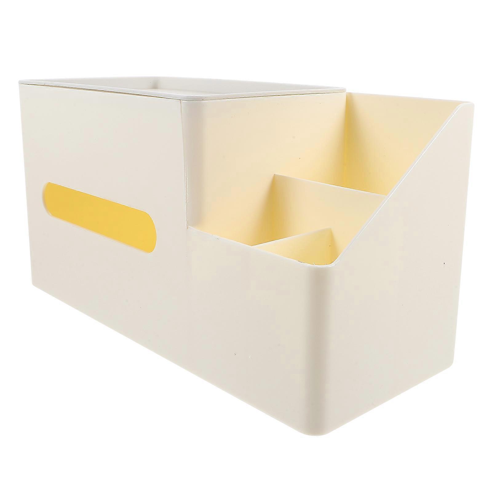 Bathroom Tissue Holder Multifunctional Tissue Case for Apartment 9.6×5.1×4.1in Storage 1Pcs