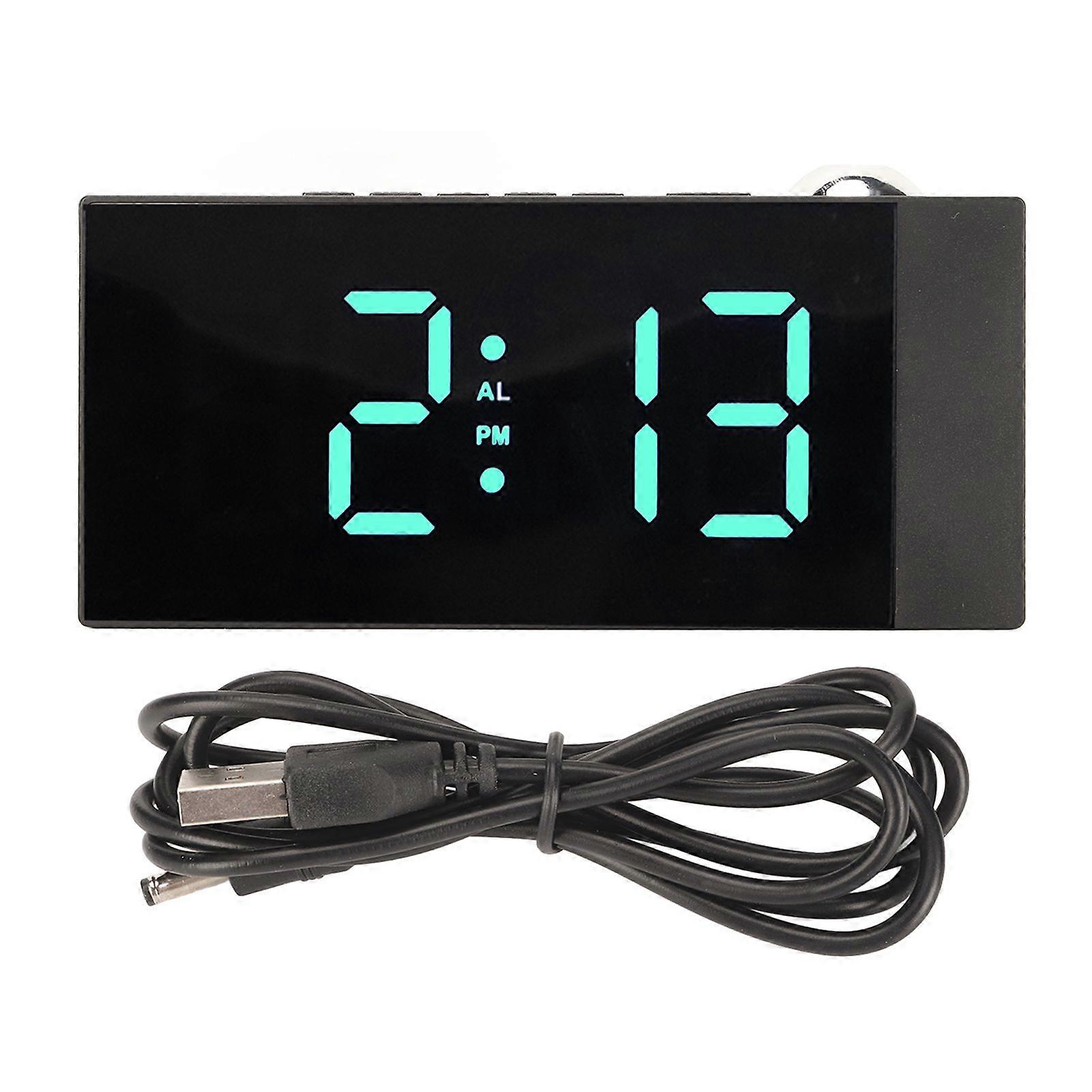 2025 Latest Model  Projection Digital Alarm Clock 180 Degree Rotation