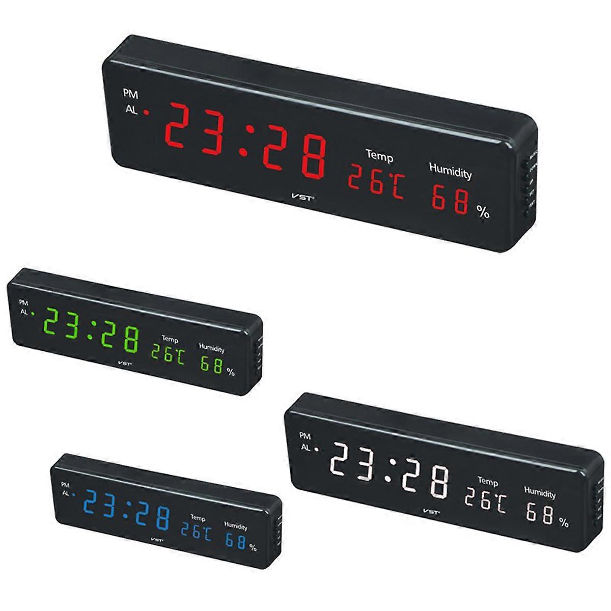 Led Clock Digital Small Electric Clock For Office Alarm Clock Measurement 12 24-Hour System Display 31 50X9 80X4 50CM 1Pcs