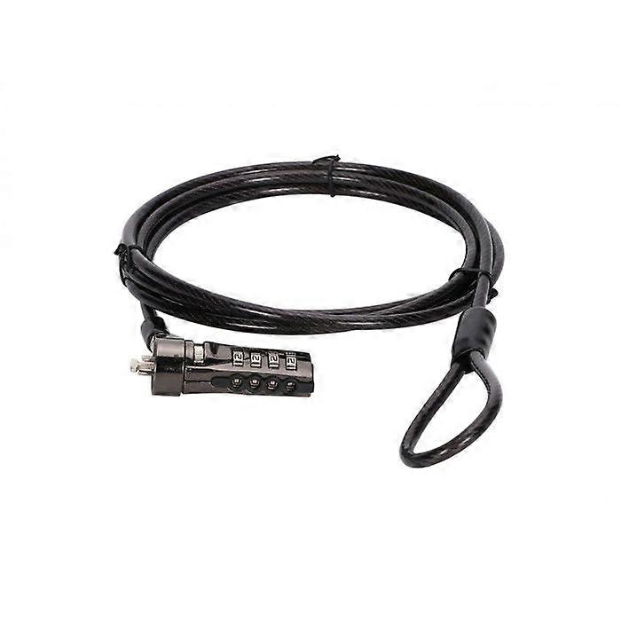 Conceptronic Laptop Security Cable 1.8m Black with Combination Lock