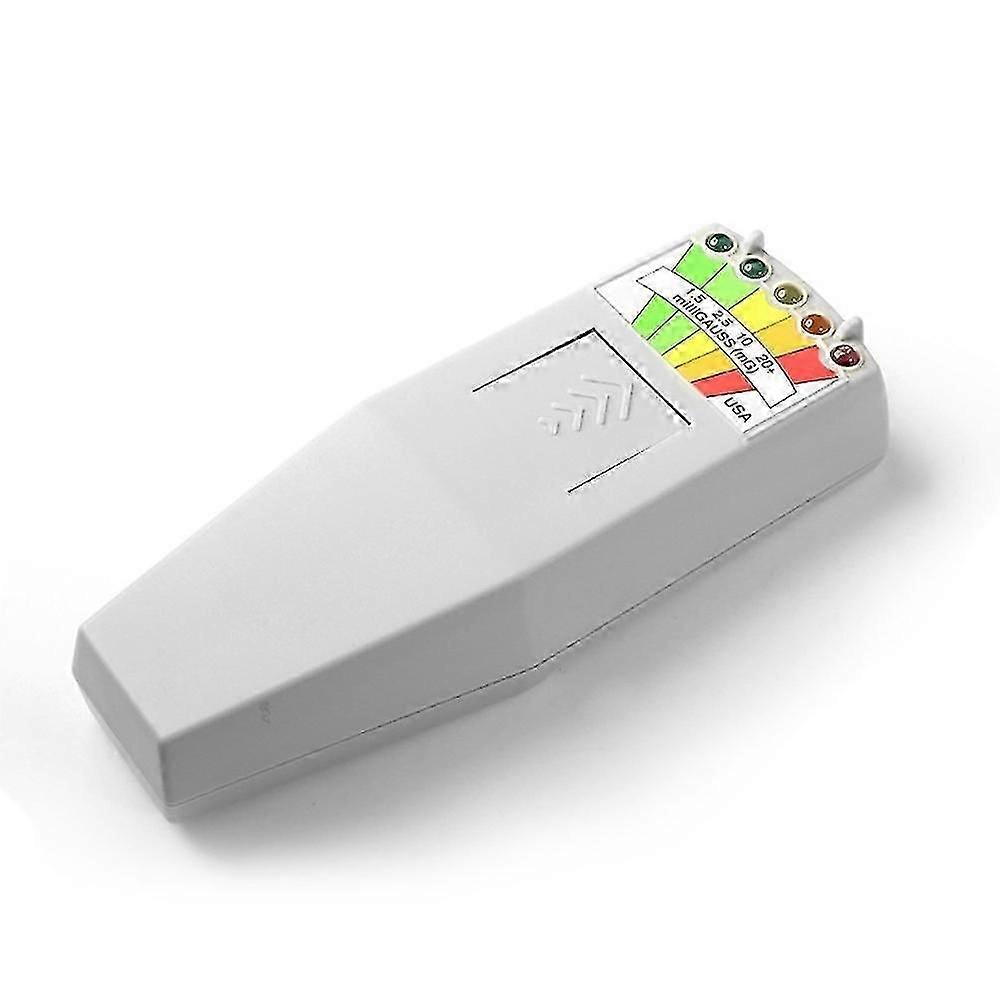 Electromagnetic Field EMF Gauss Meter Radiation Detector Portable EMF Magnetic Field Monitor 5 LED G