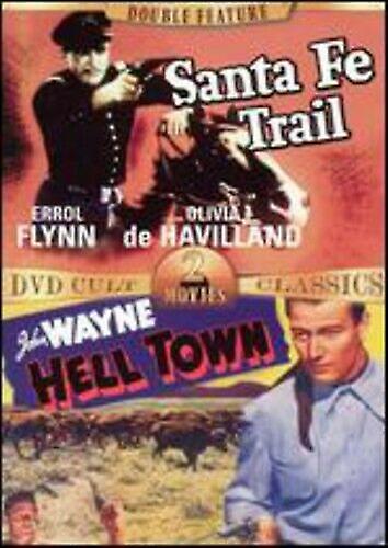 Santa Fe Trail amp Hell Town [DVD] [1940] DVD - Region 2