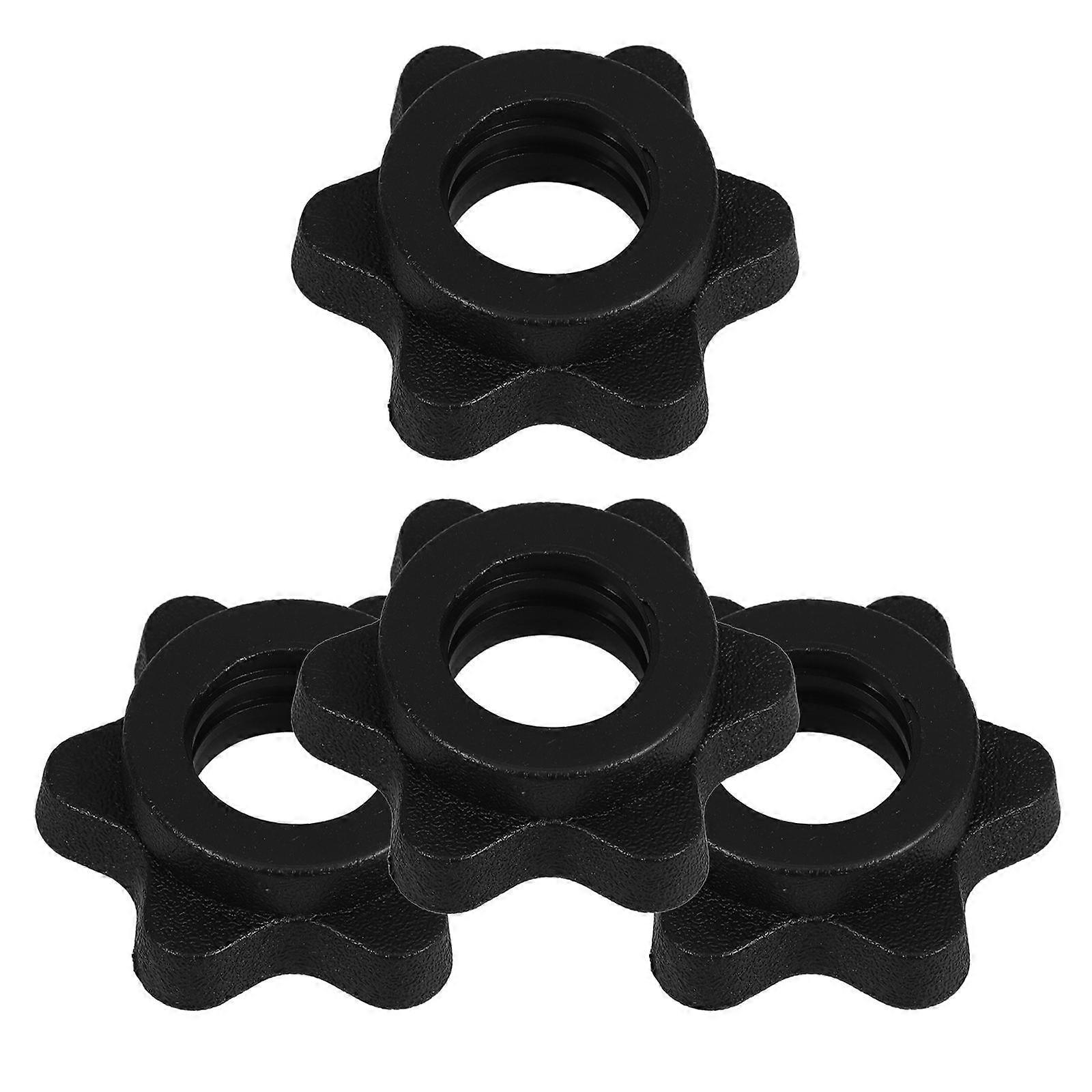 Barbell Fixing Nut Self-locking Security Nut For Athletes 4Set