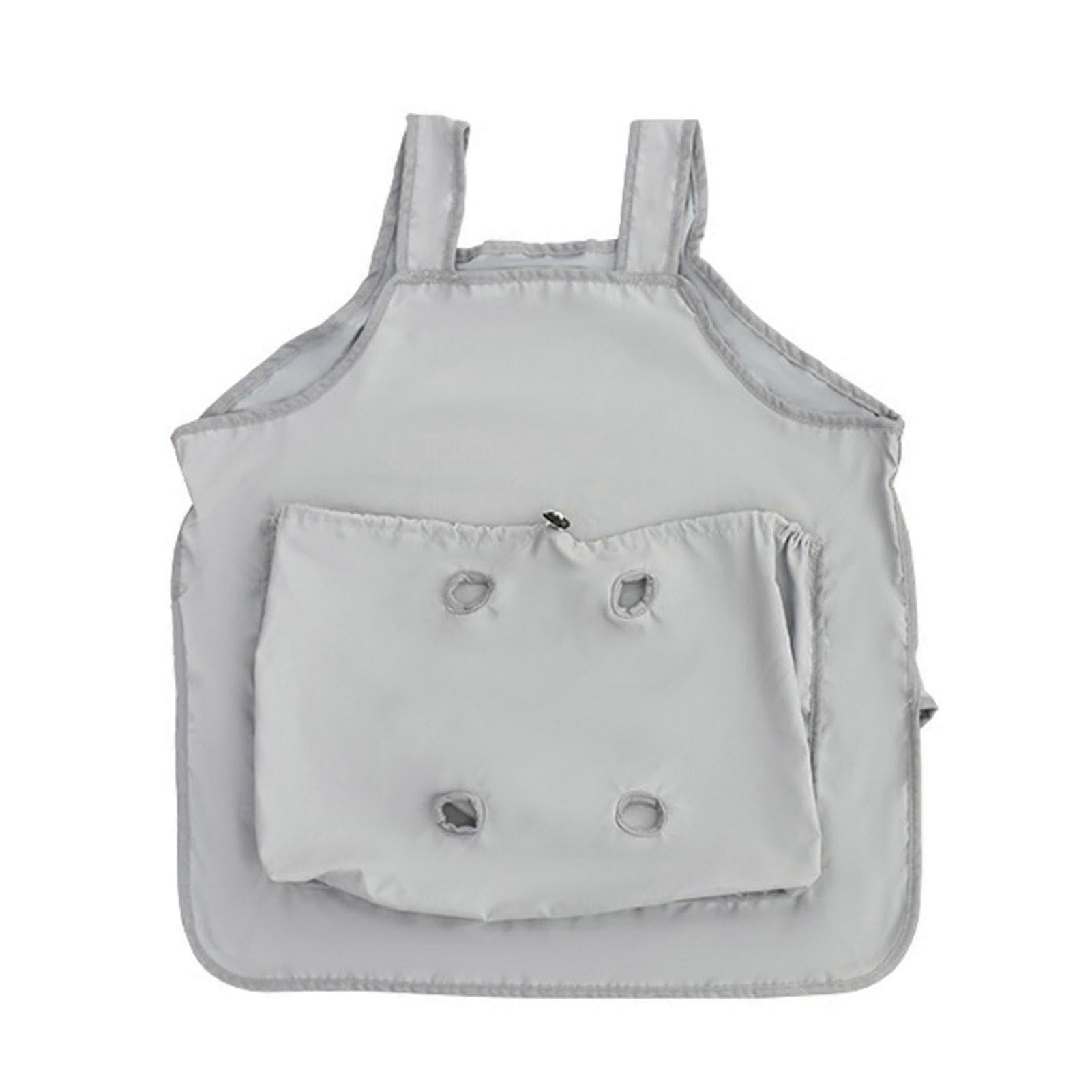 Breathable Cat Carrier Apron, Soft Front Chest Sling with Drawstring