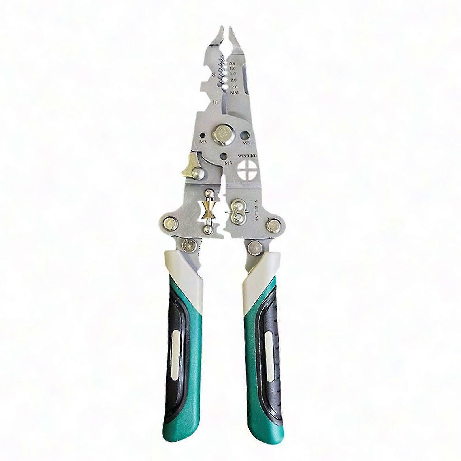 Multi Tool Wire Stripper Crimper Cutter with Safety Lock