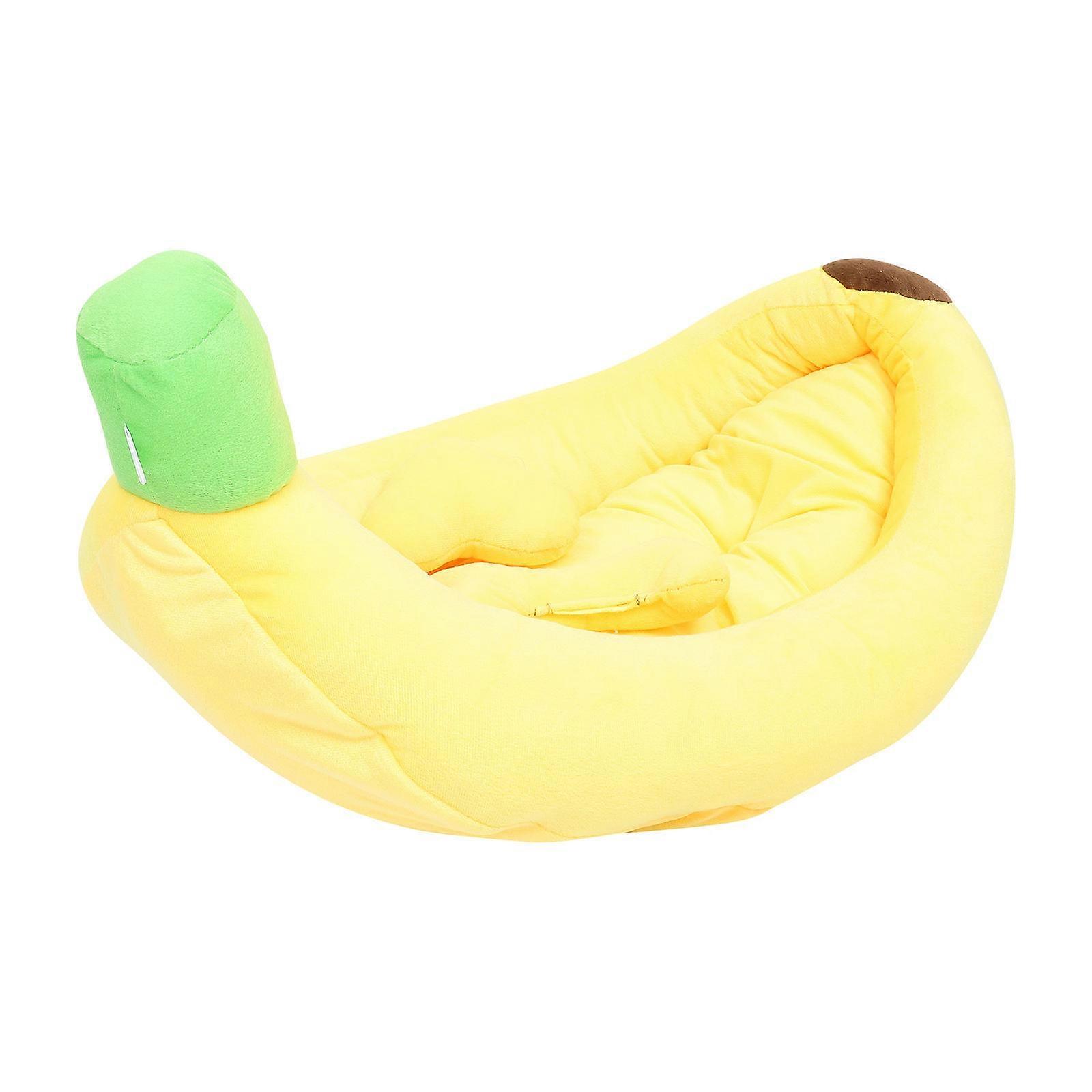 Decorative Pet Nest for Small Pets in Yellow Cloth Provides Cozy Sleep Experience and Easy Cleaning