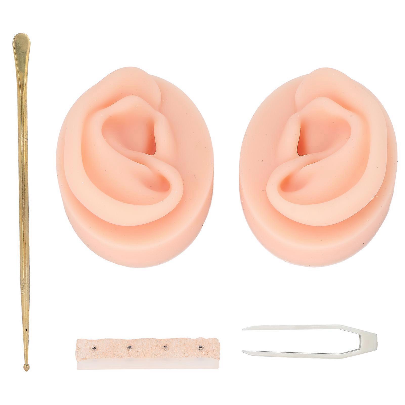 Ear Model Relieving Pain Small Compact Reliable Durable Convenient Practical Piercing Practice Body Accessories