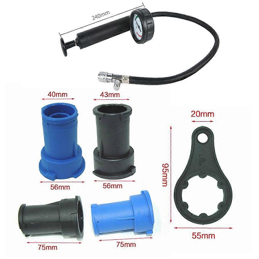 Cooling system leak detector tool 18pcs for vehicle maintenance