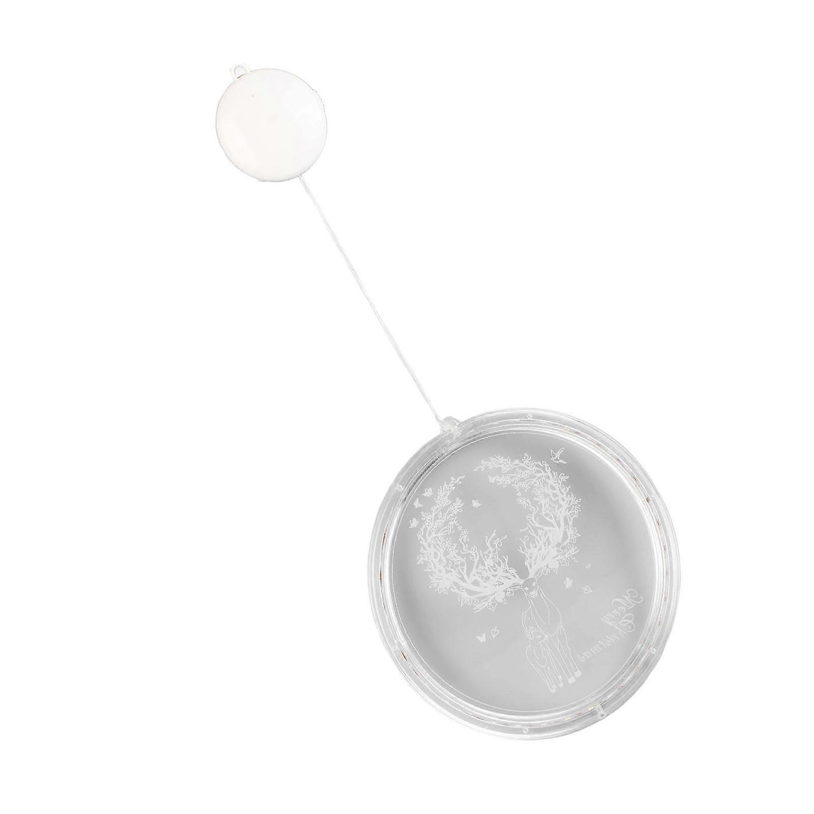 Christmas Decorative Window Light Exquisite Elk Pattern Acrylic 3D Hanging Xmas Decorative Light for Wall Window Home