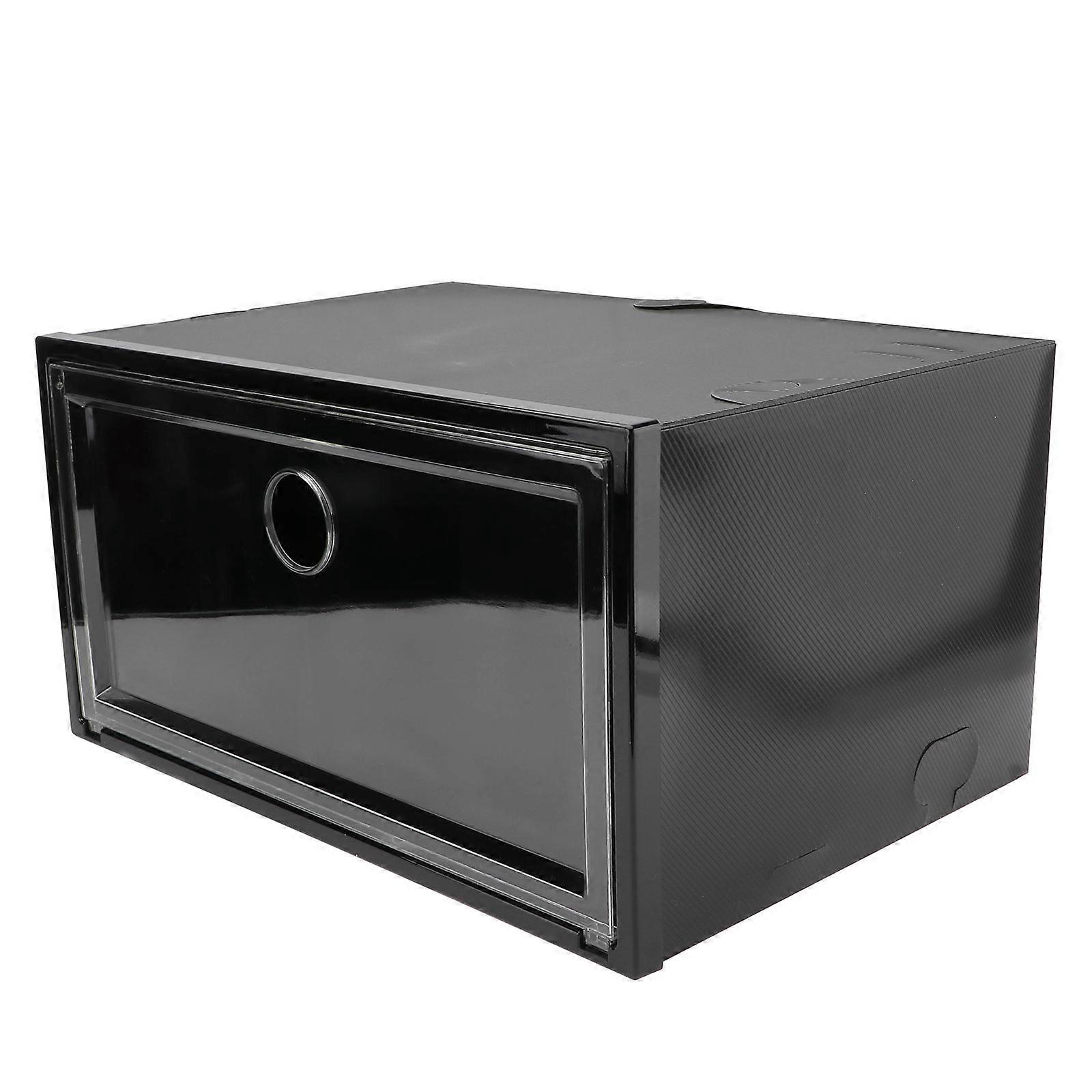 1Pc Side Opening Innovative Shoe Storage Plastic Container Home Accessory