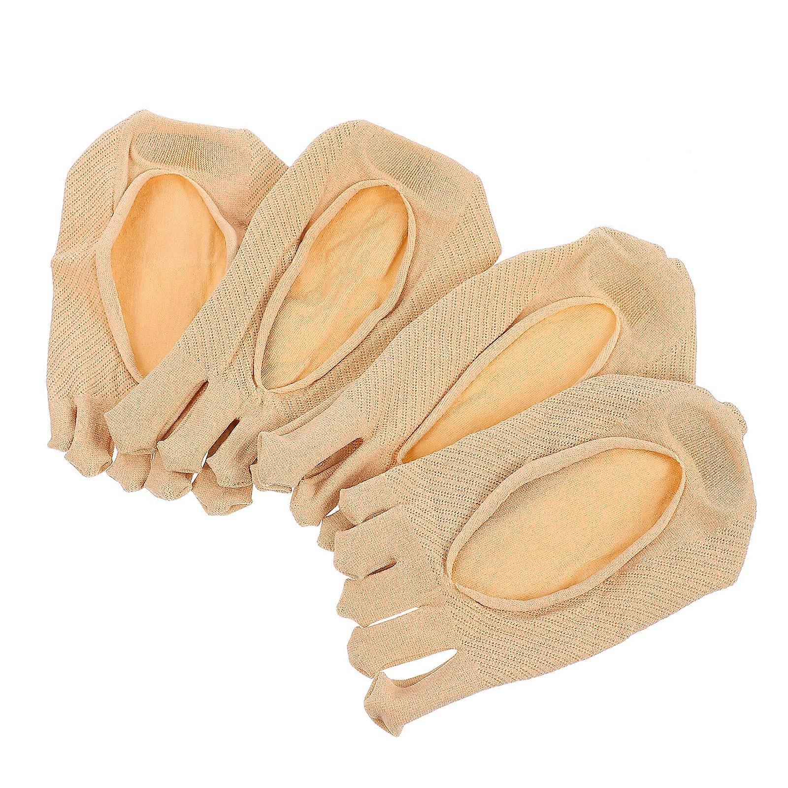 Compression Socks Lady Five Finger Socks for Non Slip 2Pairs