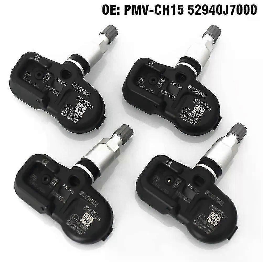 4PCS Car Tire Pressure Monitor Sensor TPMS 433MHZ 52940J7000 Fit For Kia Ceed CD Car styling